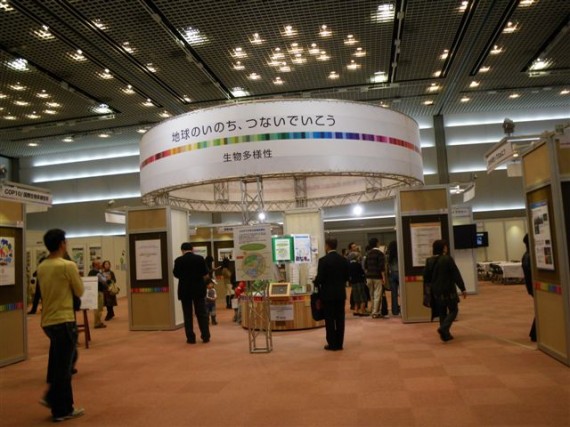 「生物多様性　EXPO　２０１０　in  OSAKA」　会場全景　（政府ブース）