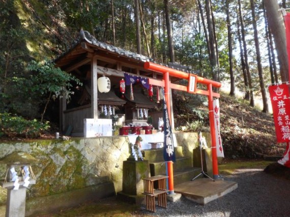 「初午大祭」でお祭りされた「井原至山出会稲荷」