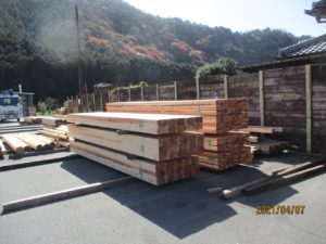 製材品も順調に入荷